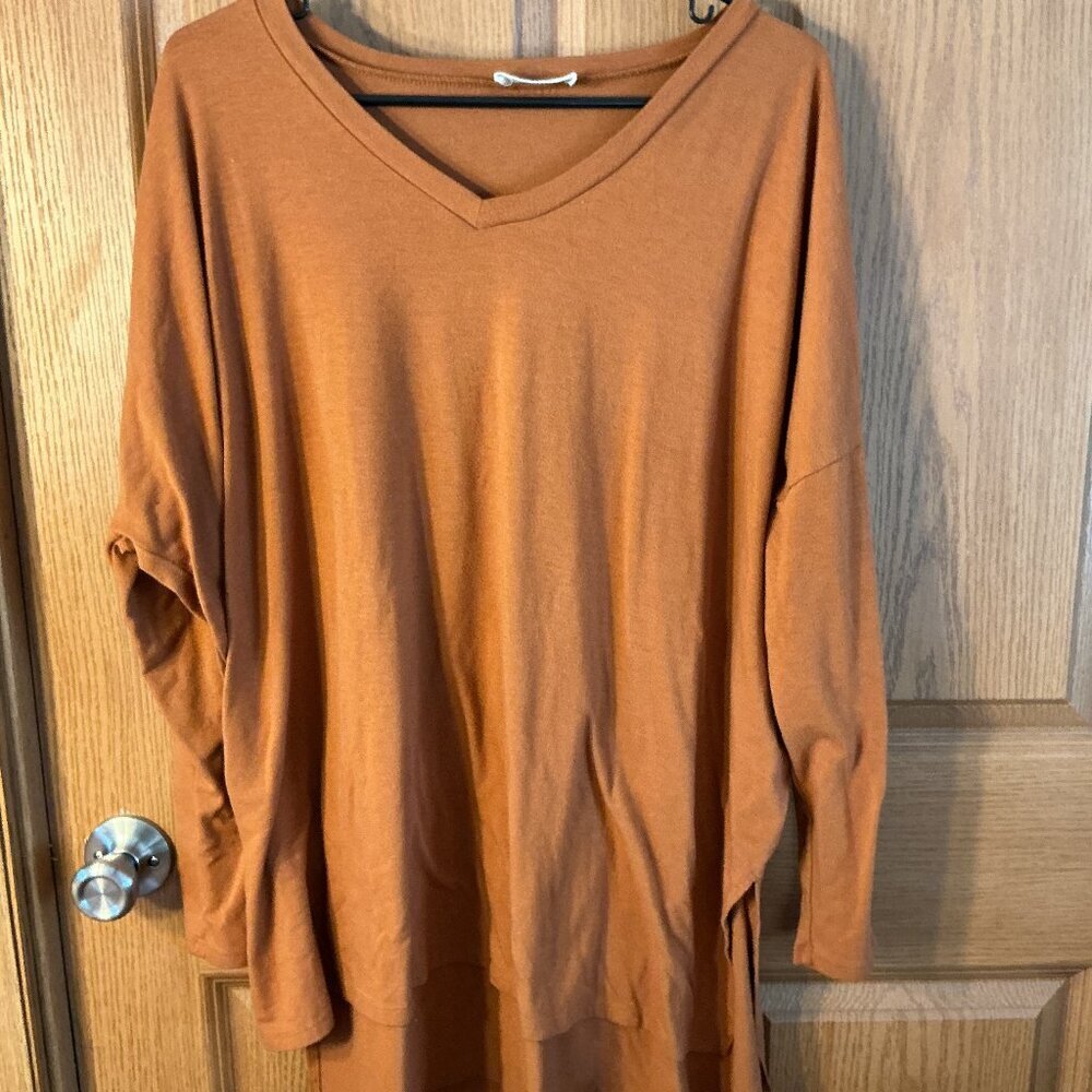 Zenana Burnt Orange T Shirt